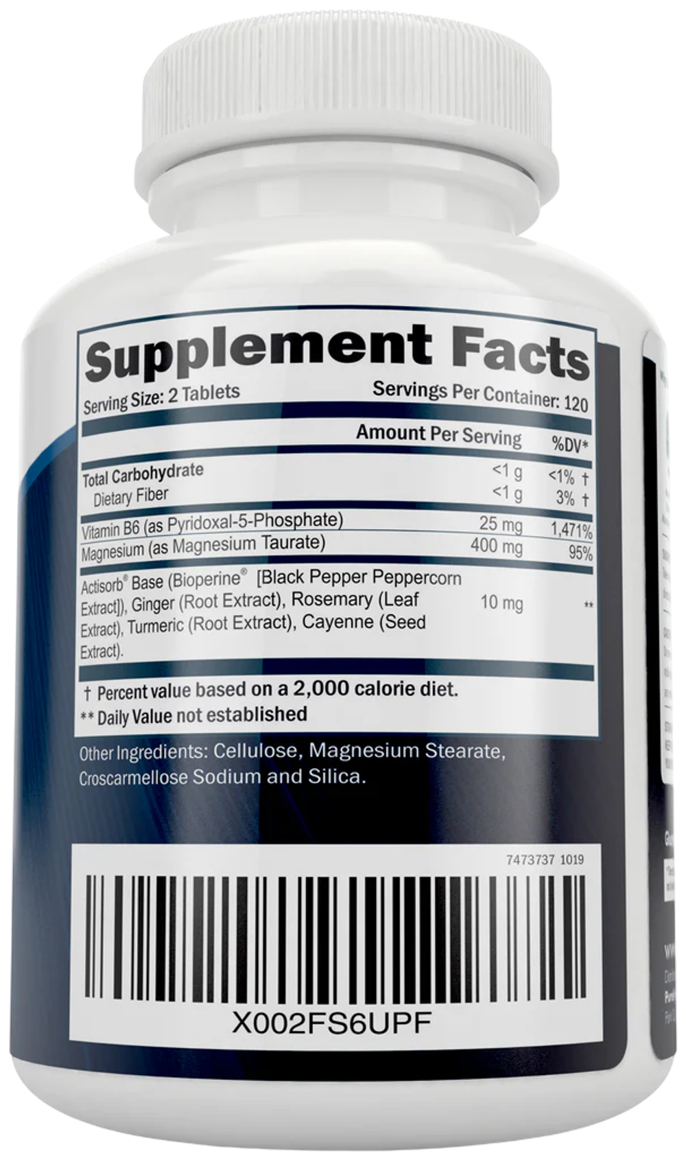 Purely Holistic Magnesium Taurate 400mg 120 caps, Магний Таурат