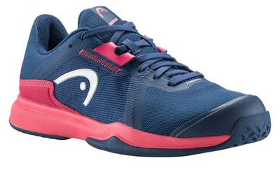 Женские Кроссовки теннисные Head Sprint Team 3.5 Women - dark blue/azalea