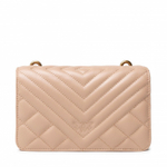 MINI LOVE BAG ICON V QUILT MIX - beige