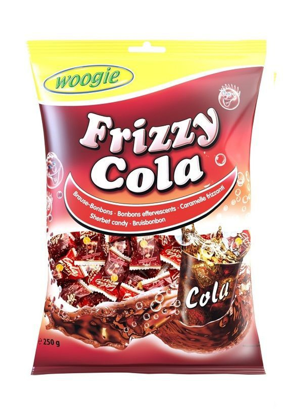 Леденцы Woogie со вкусом колы 250 г (из Финляндии)
