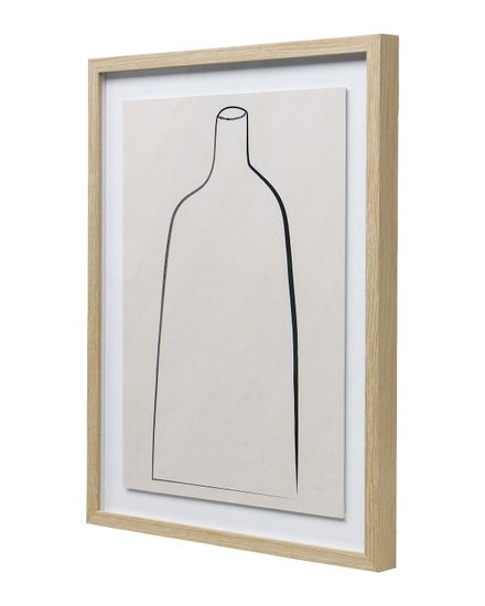 Постер "Minimal Vase" с дубовой рамой