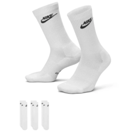 Теннисные носки Nike Everyday Elevated Crew 3P - white