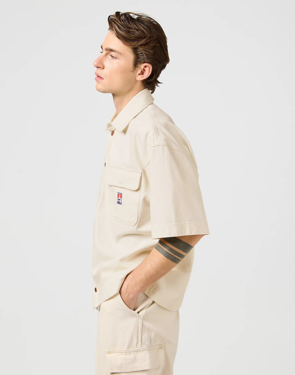 Рубашка мужская WRANGLER SS CJ OVERSHIRT