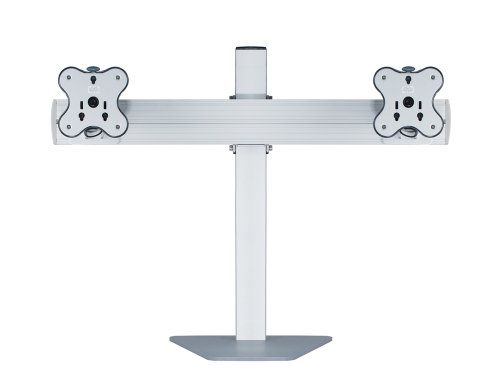 ErgoFount RSST-4520/2 Крепление для 2 мониторов до 24" с утяжеленным основанием. Цвет - серебристый