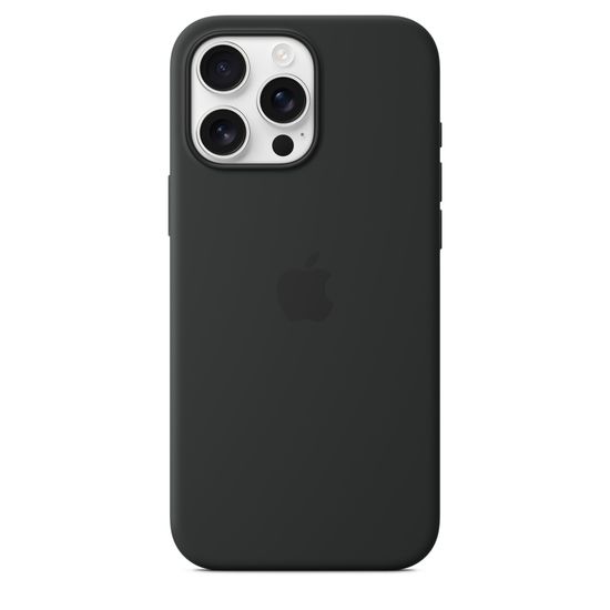 Силиконовый чехол Apple для iPhone 16 Pro Max с MagSafe черный