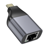 Кабель-переходник Hoco UA35 Type-C на RJ45 серый
