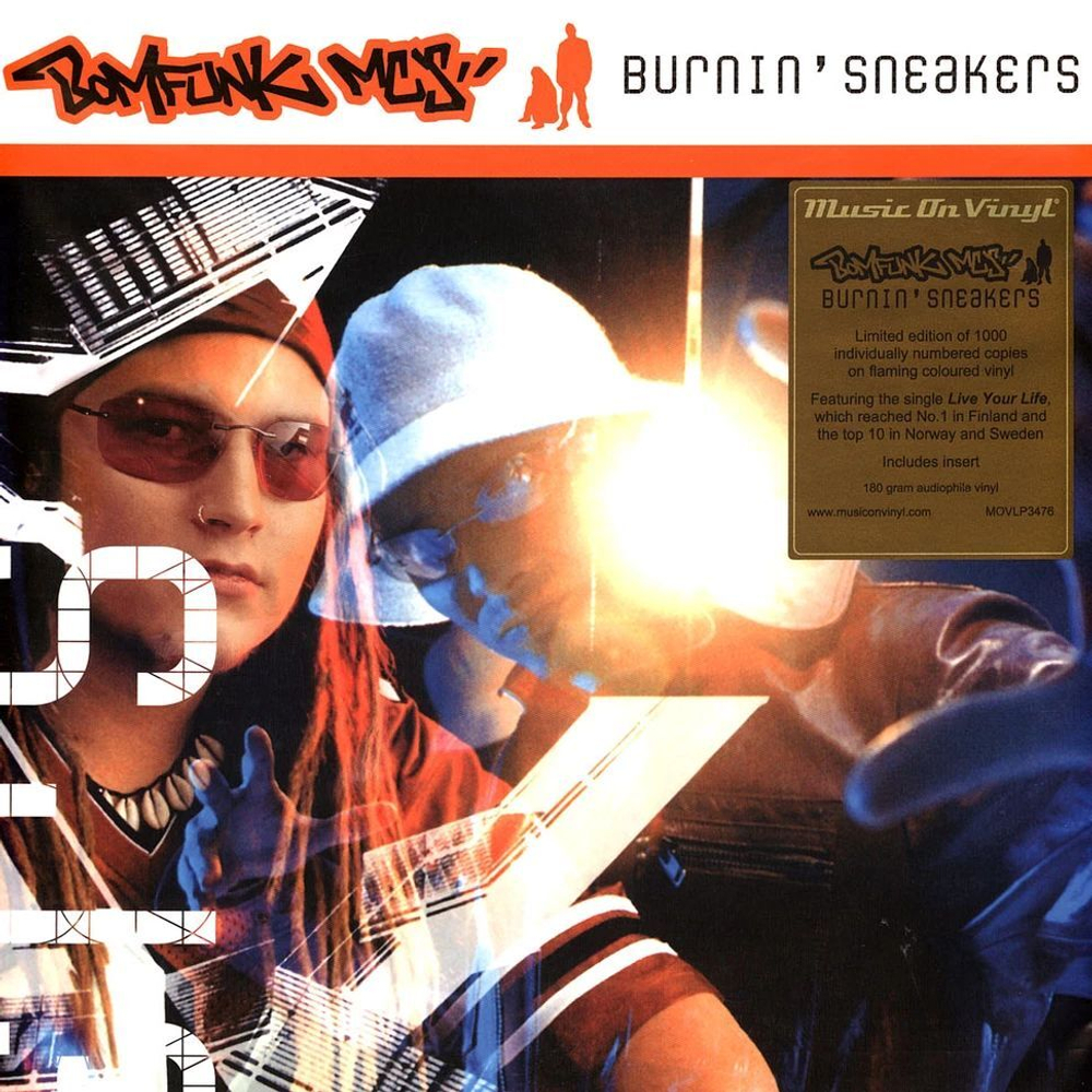 Bomfunk MC'S - Burnin' Sneakers - 1000 Numbered Cps Flaming Coloured 2LP