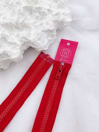 Молния YKK тракторная, тип 3 красная