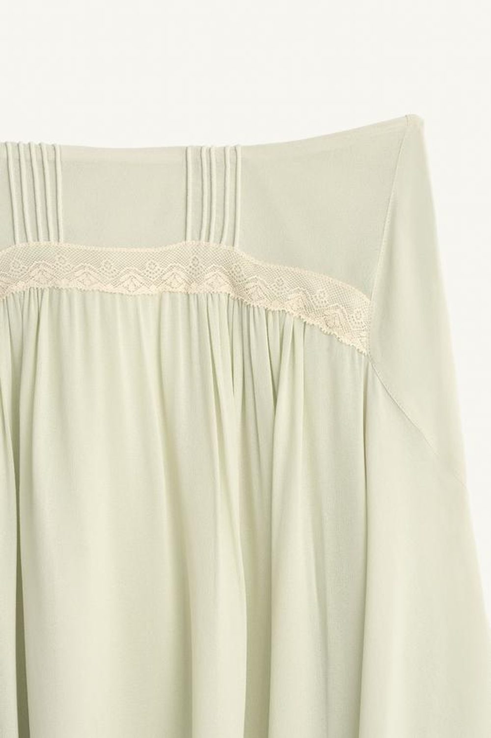 Юбка с кружевными оборками, ограниченная серия - ZARA