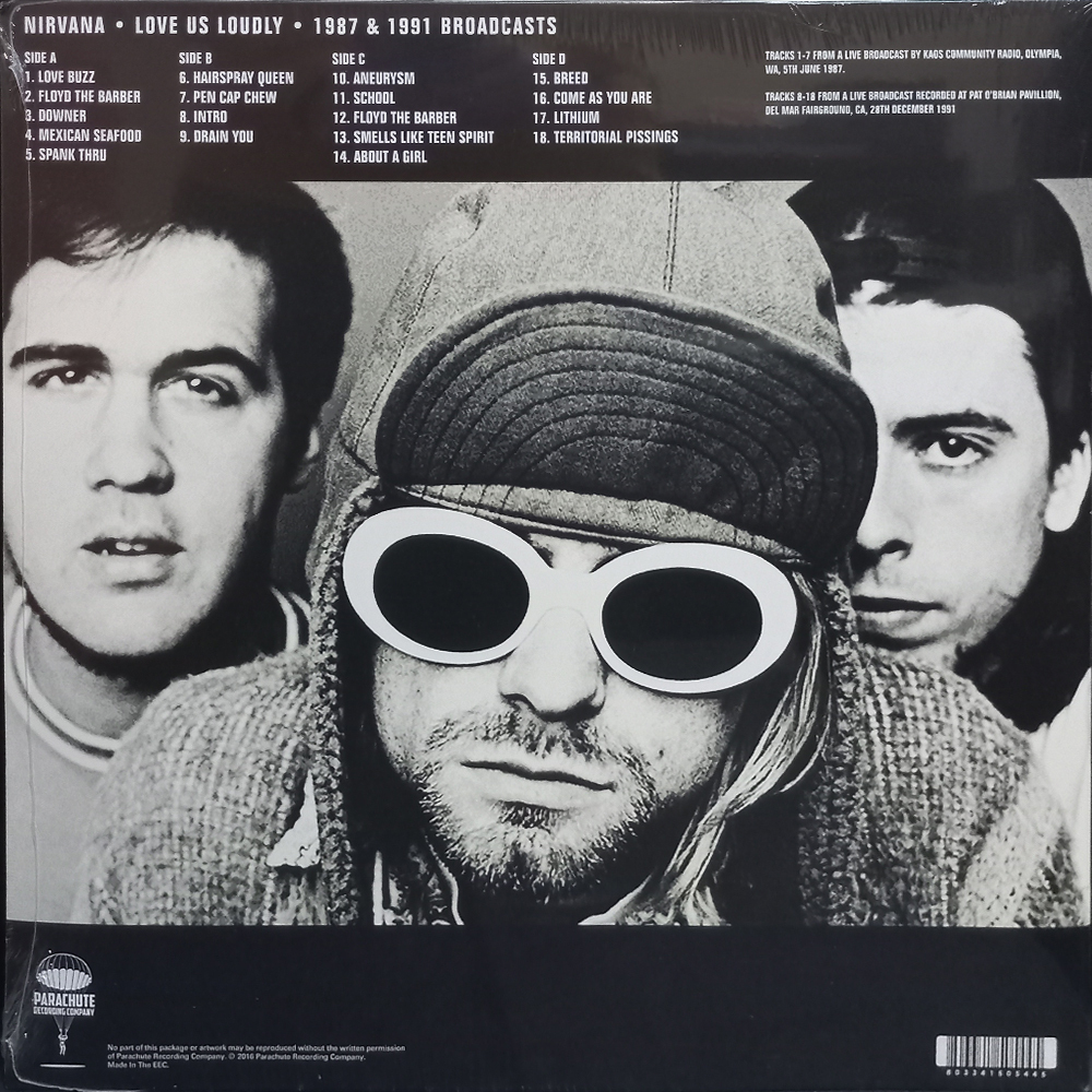 Nirvana / Love Us Loudly (Limited Edition)(Clear Vinyl)(2LP)