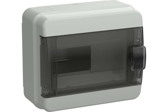 Корпус пластиковый КМПн-8 IP65 черная прозрачная дверь TEKFOR IEK