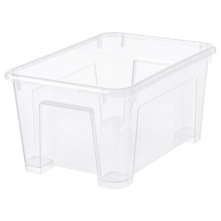 IKEA SAMLA (ИКЕА САМЛА) — Контейнер, прозрачный 28x19x14 см/5 л