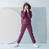 Толстовка с капюшоном "Брусника" облегченная подростковая