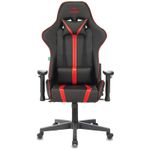 Кресло игровое ZOMBIE VIKING ZOMBIE А4 RED, PL, экокожа черный/красный, реклайнер (до 150кг)