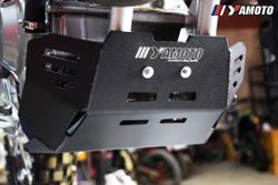 Yamoto Skid Plate for Honda CRF300L (2021-UP). Aluminium, 4mm. Black