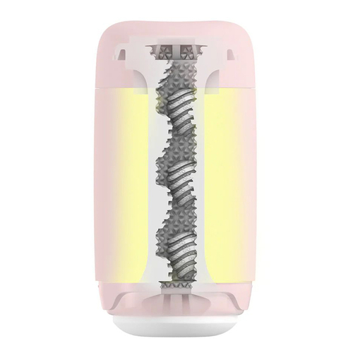 Розовый мастурбатор 16,5см Tenga Puffy Strawberry Pink PUF-005