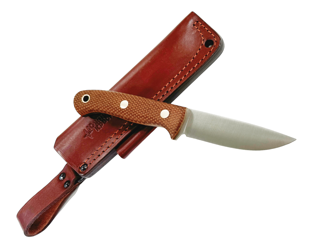 Нож Южный крест Шершень, сталь N690 ,конв., микарта койот насечка, 230.1950К