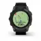Garmin epix Pro (Gen 2) Sapphire Edition 47 мм, титановый, угольно-серый DLC, черный кожаный ремешок