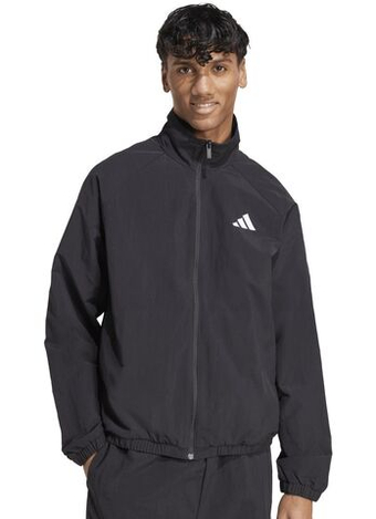 Мужская теннисная куртка Adidas Essentials With Small Logo - black/white