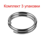 Заводные кольца для рыбалки Sprut SR-01 BN #6/12, 3 упаковки по 16 штук