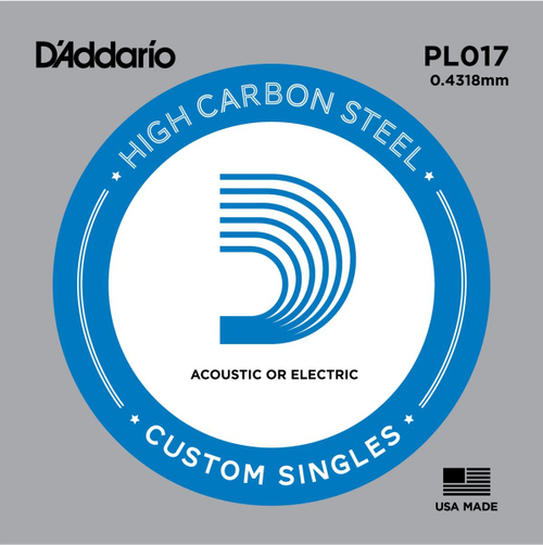 D`Addario PL017 одиночная струна для гитары