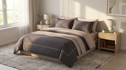 КПБ MAJOLİ Double Face DAMASCUS семейый 160*220-2шт. 240-260, 50*70-2шт.