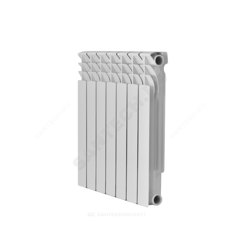 Радиатор биметаллический Ultra Plus 500 5 секций Qну=715 Вт RAL 9016 (белый) Ogint .