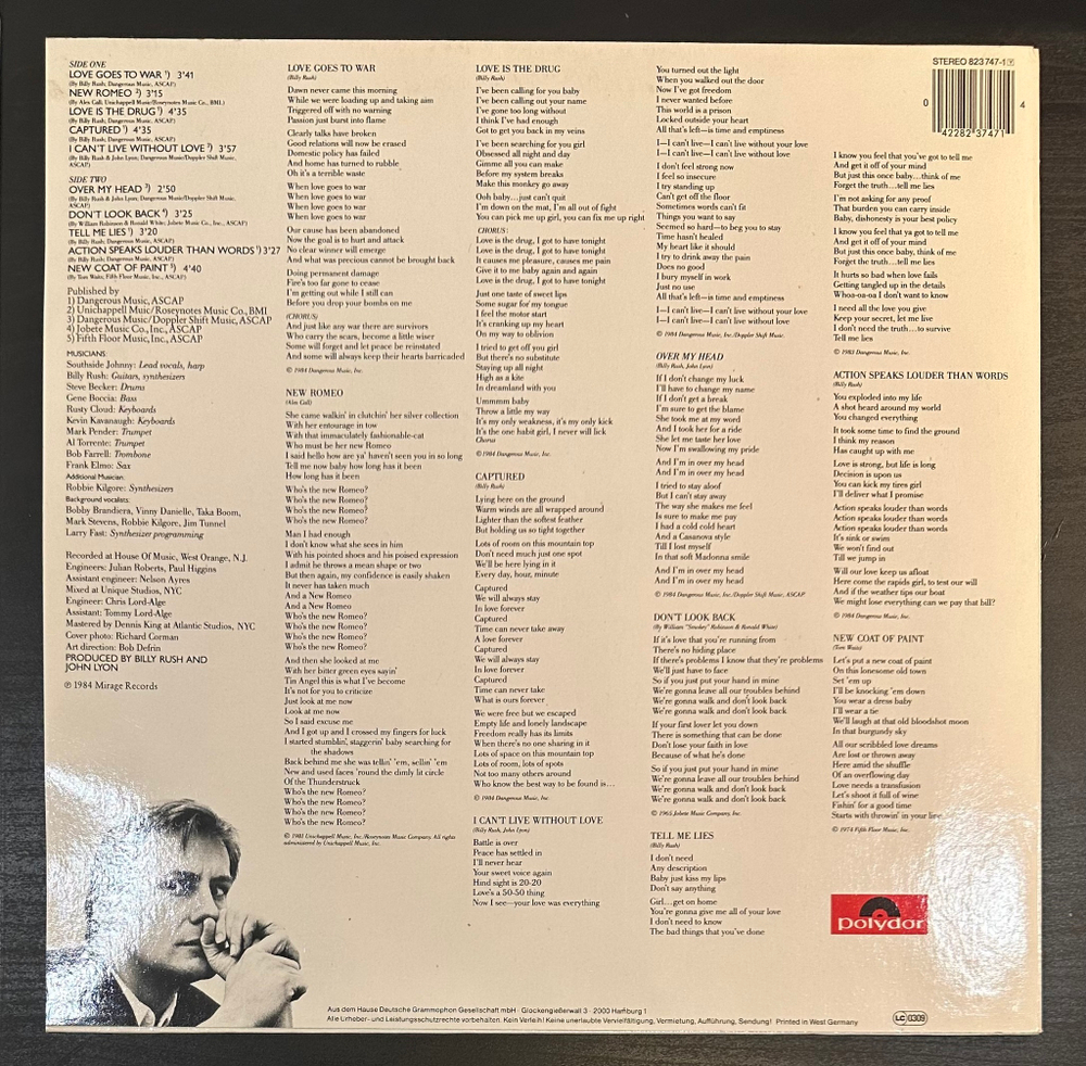 Southside Johnny & The Jukes - In The Heat (Германия 1984г.)
