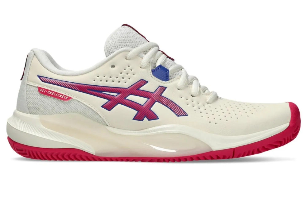 Женские теннисные кроссовки Asics Gel-Challenger 15 Clay - cream/bright rose