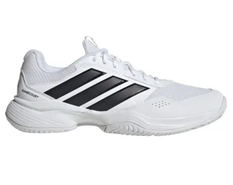 Мужские кроссовки теннисные Adidas GameCourt 3 M - cloud white/core black/core black