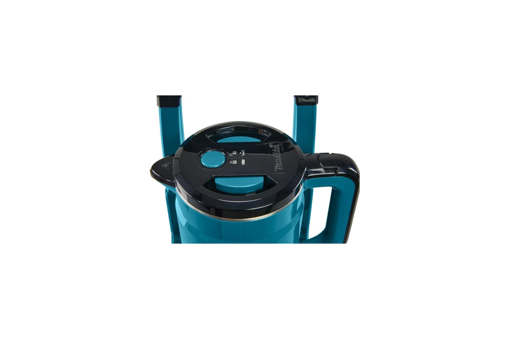 Аккумуляторный чайник Makita LXT 2x18В, объем 800 мл, клапан в крышке, метал. фильтр, док-станция DKT360Z