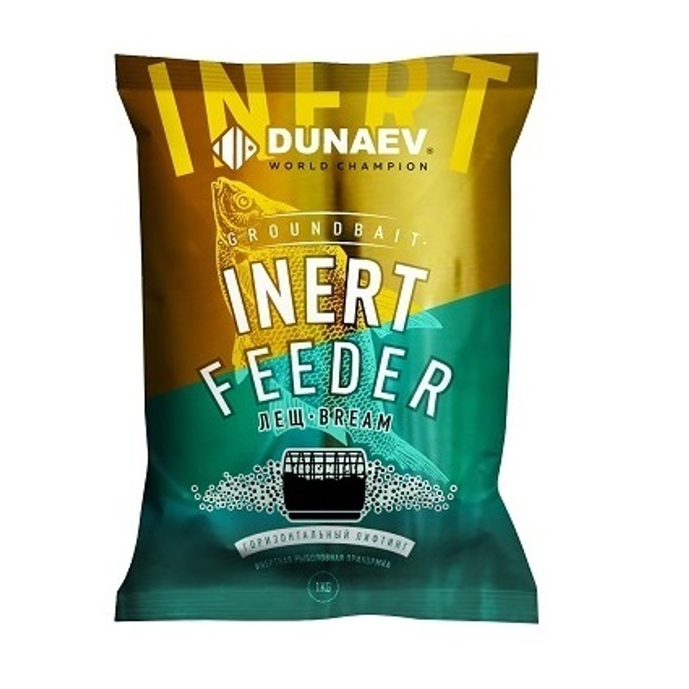 Прикормка "DUNAEV-INERT FEEDER" 1кг Лещ
