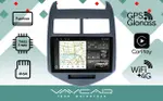 Магнитола для Chevrolet Aveo 2012-2015 - Vaycar VA10-0107-2K на Android 13, Быстрая, 2K QLED, CarPlay,4G SIM-слот