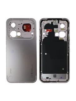 Задняя крышка для Nothing Phone (4a) Pro без стекла камеры, розовая (Pink)