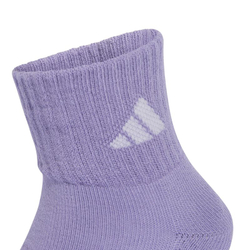 Теннисные носки Adidas Kids Cushioned Ankle 3P - magic lilac/white/clear pink