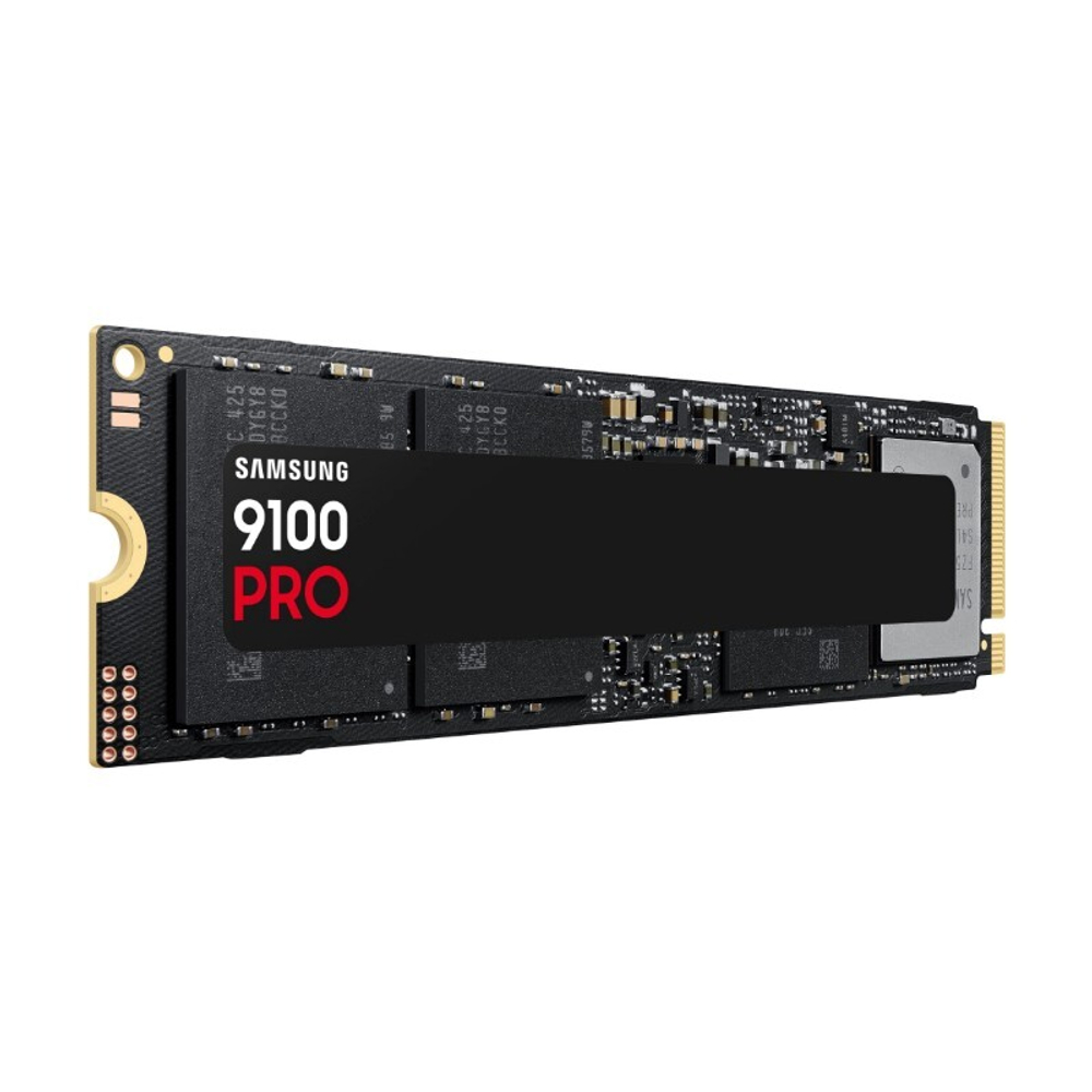 Твердотельный накопитель SSD 4TB Samsung 9100 PRO, M.2, PCI-E 5.0 x4, TLC 3D NAND (R/W - 14800/13400 MB/s) 2,400TBW