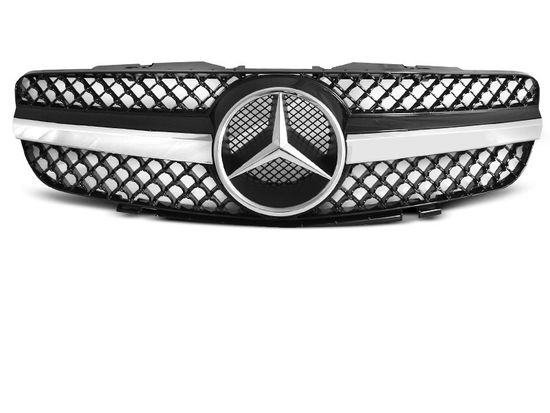 Решетка радиатора CL63 STYLE BLACK CHROM для Mercedes SL R230