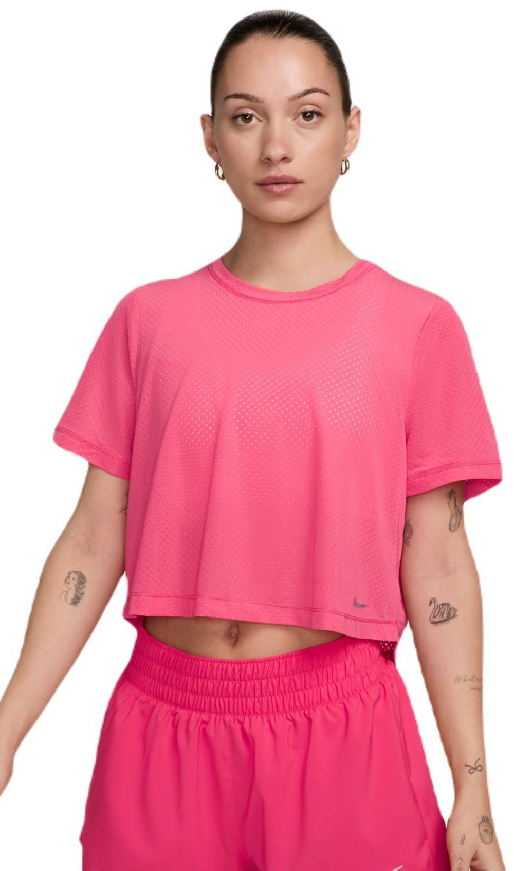 Женская теннисная футболка Nike One Classic Dri-Fit Breath T-Shirt - Розовый