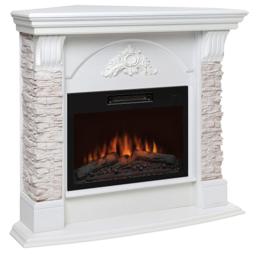Каминокомплект Real Flame Athena Corner GR с очагом Kendal 24 (угловой)