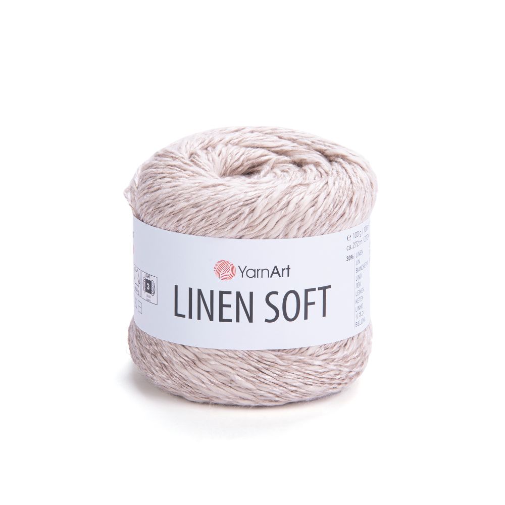 Пряжа YarnArt Linen soft, Бежевый
