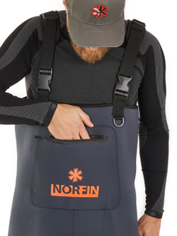 Полукомбинезон заброд. Norfin SHADOW NEOPRENE BOOTFOOT р.43-M с сапогами резина