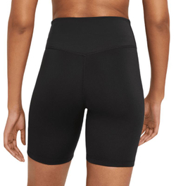Женские Шорты теннисные Nike One Mid-Rise Short 7in - black/white