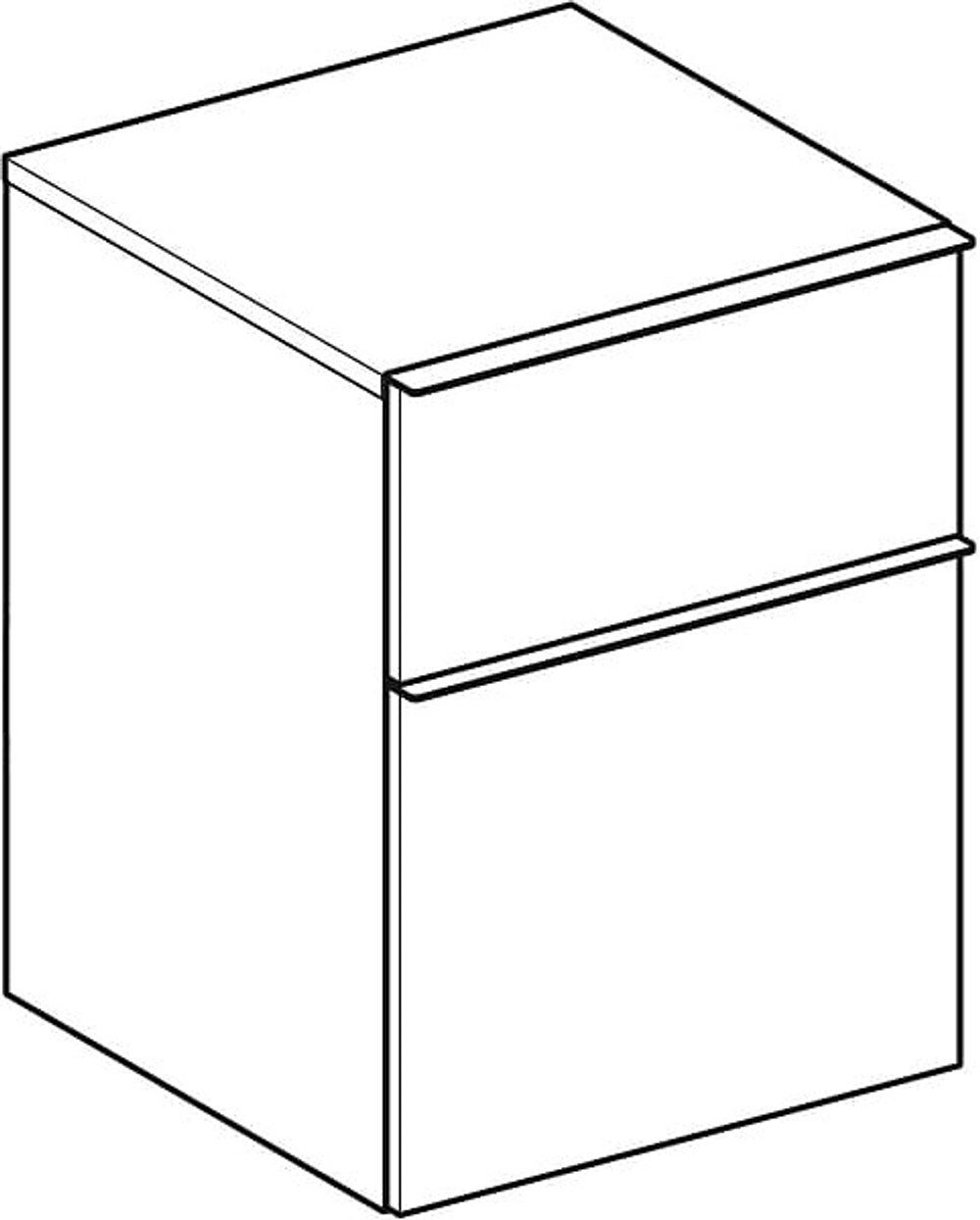 Шкаф Geberit iCon 45 841047000 светлый дуб