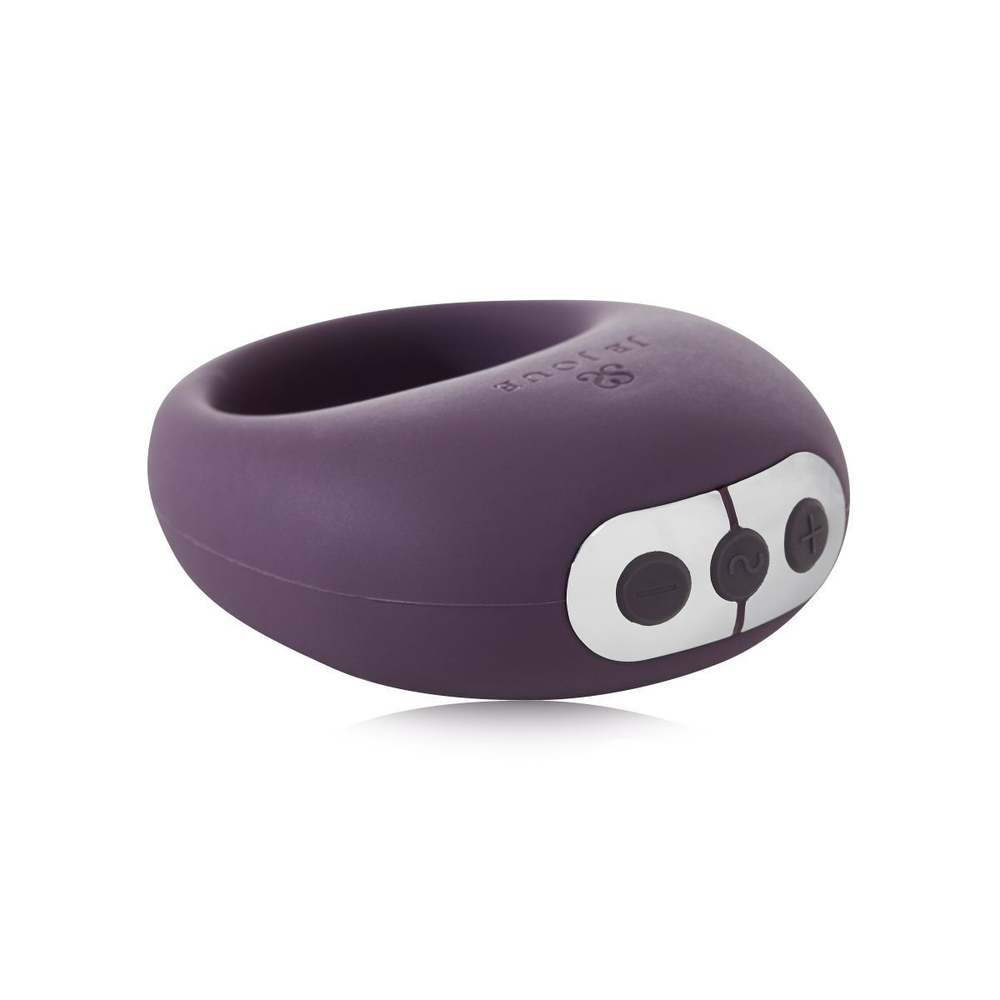 Фиолетовое эрекционное виброкольцо Mio Vibrating Ring (Цвет: фиолетовый)