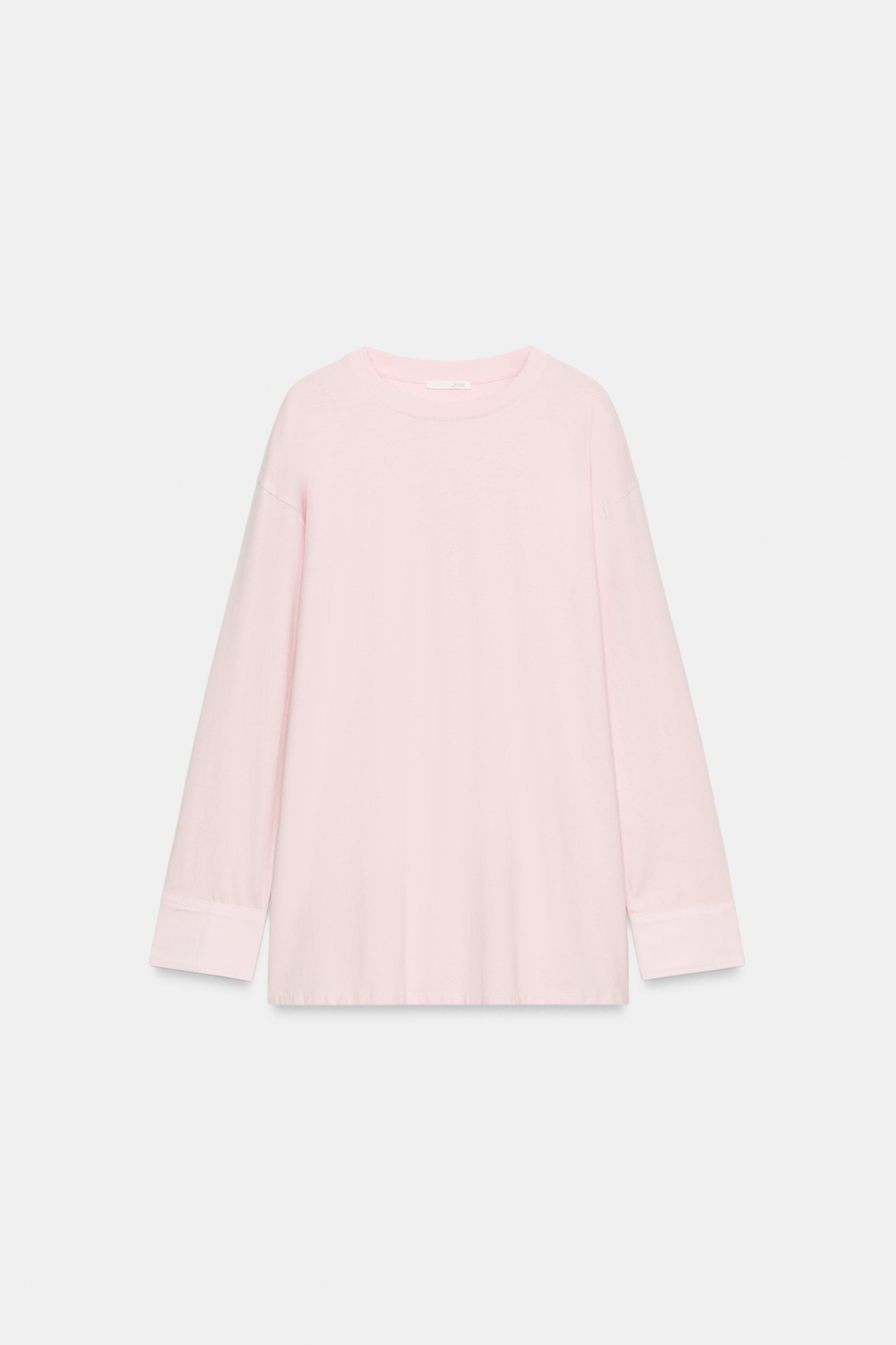 КОМБИНИРОВАННАЯ ФУТБОЛКА С ДЛИННЫМИ РУКАВАМИ — ZARA