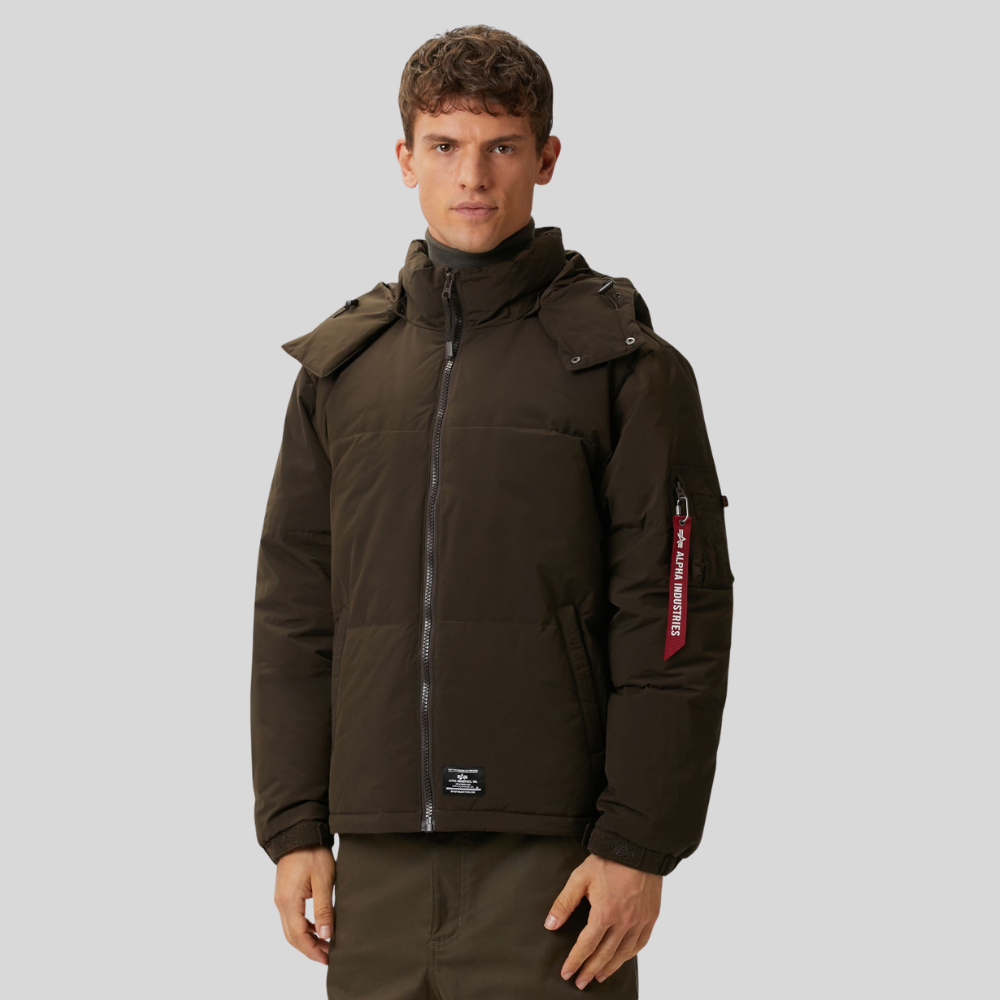Парка Alpha Industries Hamilton Relaxed Fit Puffer Hickory (Коричневый)