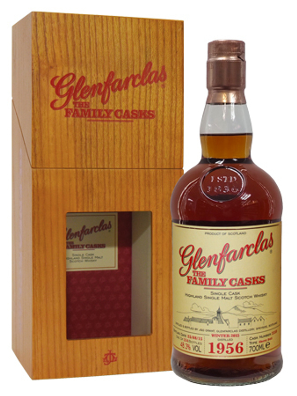 Виски Glenfarclas 1956 Family Casks 48,3% 0,7 л
