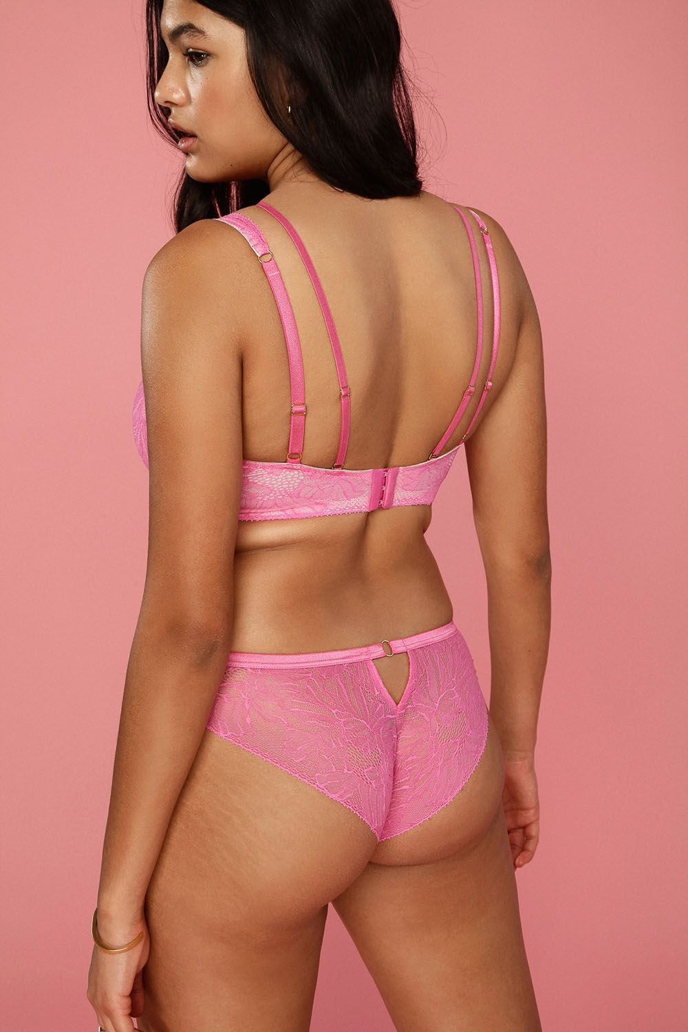 Бюстгальтер-бралетт Aruba M Bralette (Размер: 70D) (Цвет: ярко-розовый)