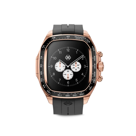 Корпус для Apple Watch CRS46 - Розовое золото/Чёрный
