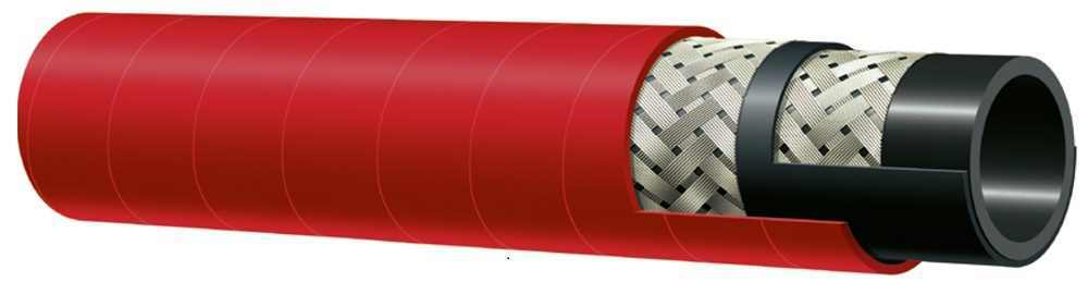 Рукав для пара DN 25 P=18 серия 340AH (+220⁰С, стальная оплетка)